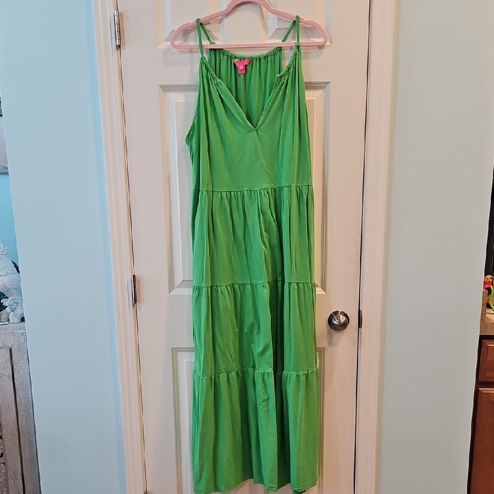 Lilly Pulitzer Green Maxi Dress